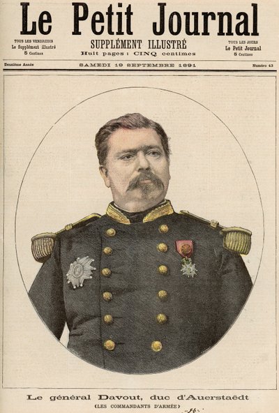General Louis Nicolas Davout, Duke of Auerstaedt, from 
